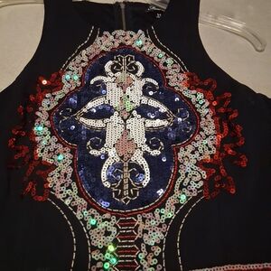 MARINEBLU- Sequin Embellished Sleeveless JUMPSUIT